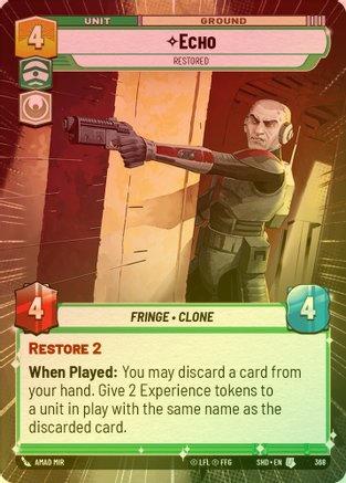 Echo - Restored (Hyperspace) - 368 - Uncommon (Foil)