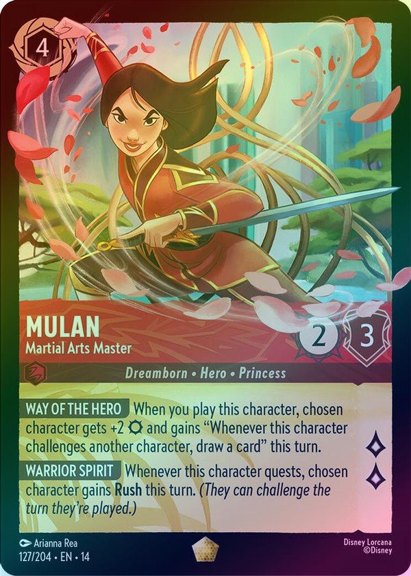 Mulan (Martial Arts Master) - 127/204 - Legendary (Foil)