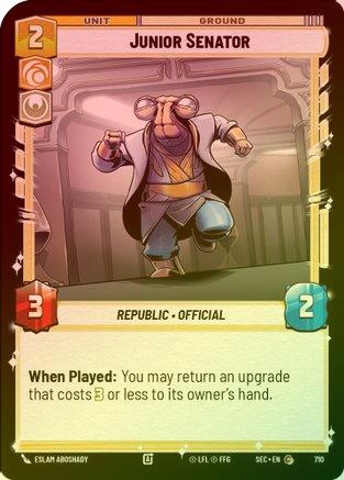 Junior Senator (Foil) - 710 - Common (Foil)