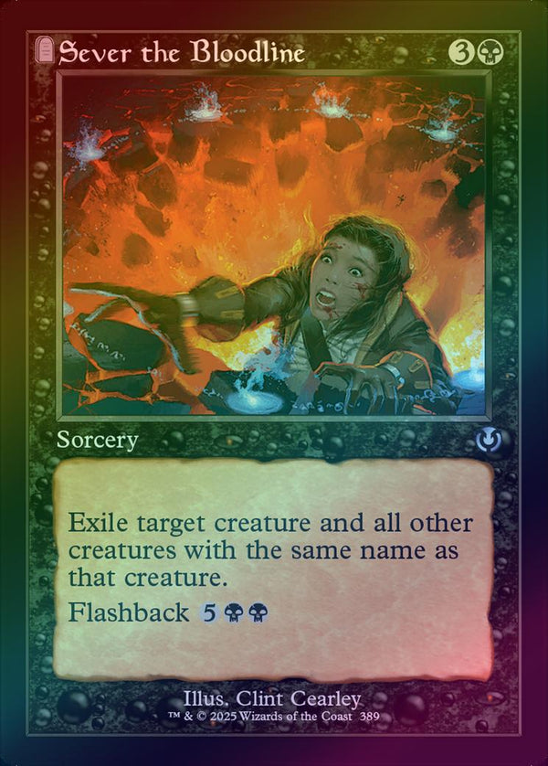 Sever the Bloodline - Retro Frame (Foil) (INR)