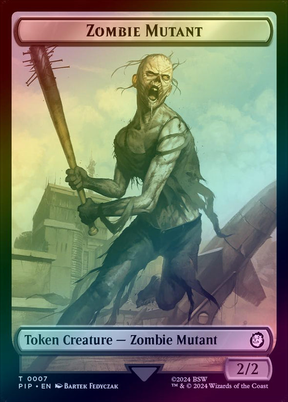 Zombie Mutant // Junk Token (Foil) (TPIP)
