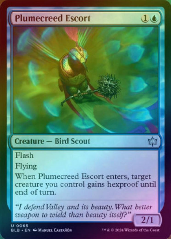 Plumecreed Escort (Foil) (BLB)