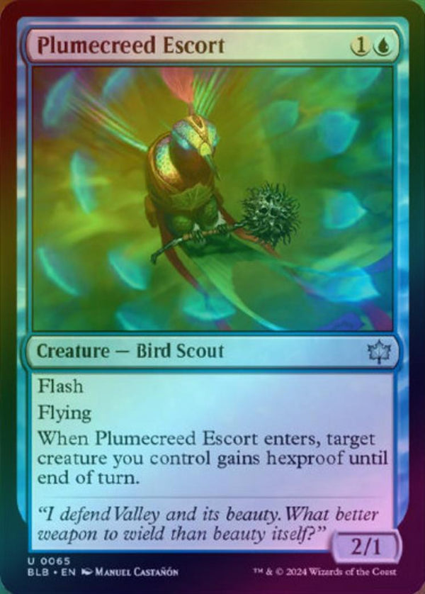 Plumecreed Escort (Foil) (BLB)