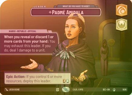 Padme Amidala - What Do You Have to Hide? (Showcase) - 1036 - Special (Foil)