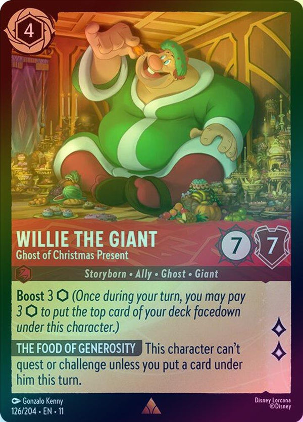 Willie the Giant (Ghost of Christmas Present) - 126/204 - Rare (Foil)