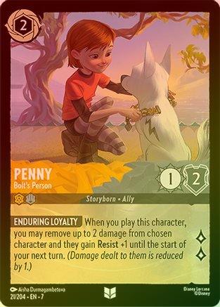 Penny (Bolt's Person) - 21/204 - Uncommon (Foil)