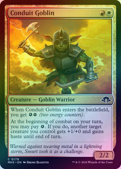 Conduit Goblin (Foil) (MH3)