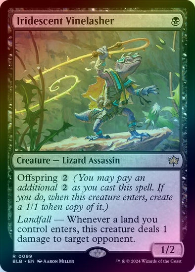 Iridescent Vinelasher (Foil) (BLB)