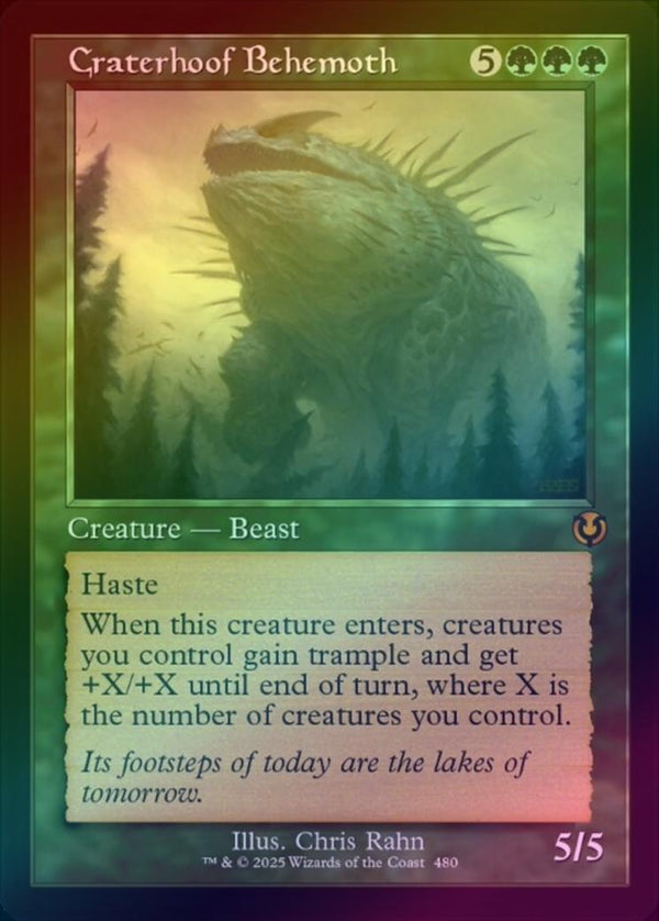 Craterhoof Behemoth - Retro Frame (Foil) (INR)