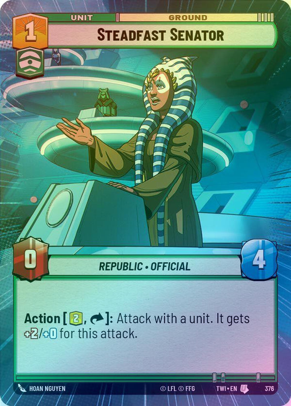Steadfast Senator (Hyperspace) - 376 - Uncommon (Foil)