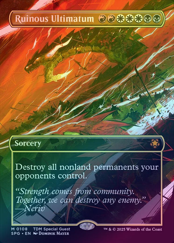 Ruinous Ultimatum - Borderless (Foil) (SPG)