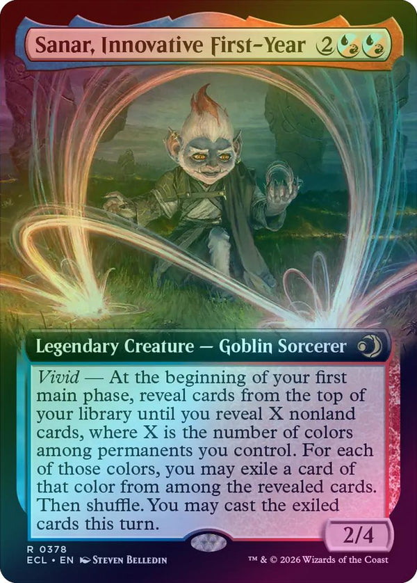 Sanar, Innovative First-Year - Extended Art (Foil) (ECL)