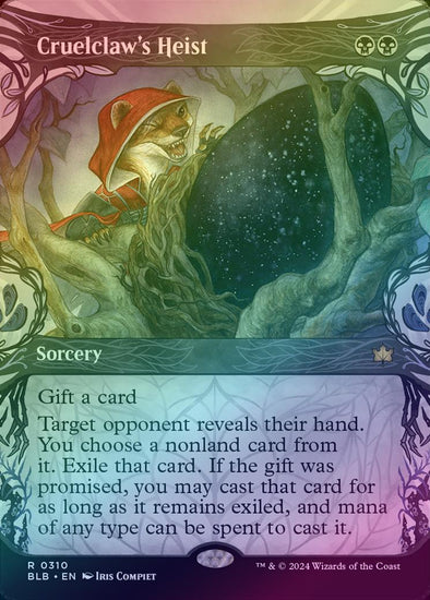 Cruelclaw's Heist - Woodland Showcase (Foil) (BLB)