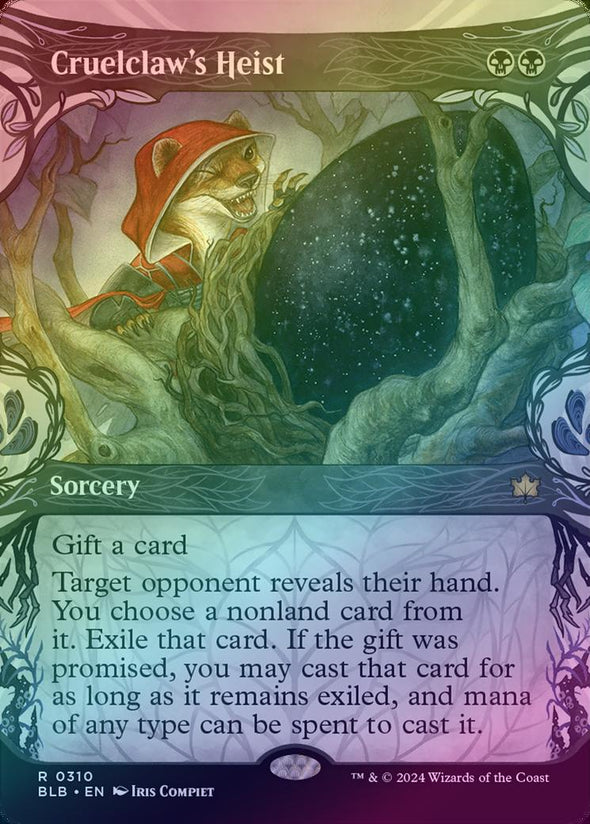 Cruelclaw's Heist - Woodland Showcase (Foil) (BLB)