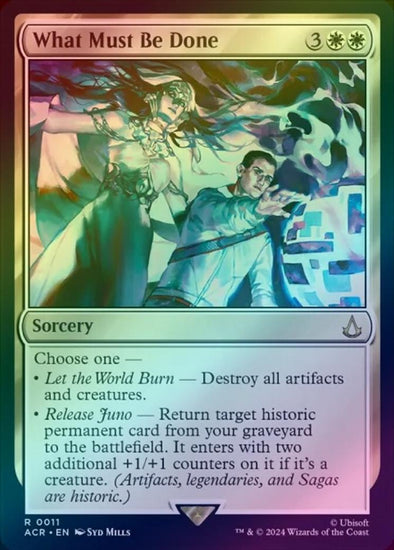 What Must Be Done (Foil) (ACR)