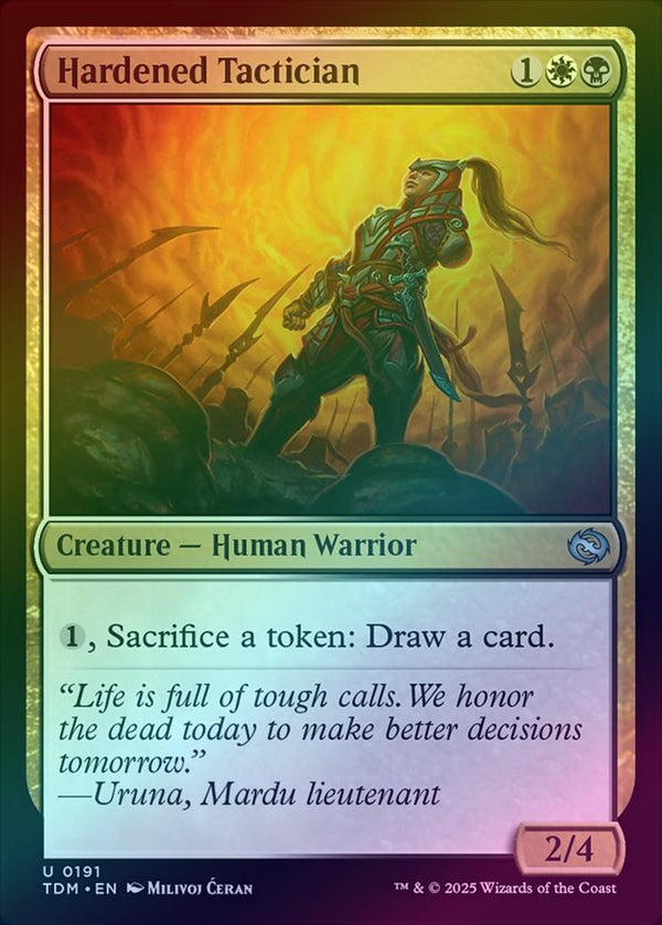 Hardened Tactician (Foil) (TDM)