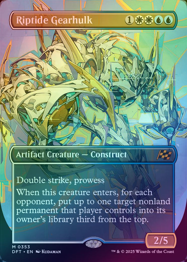 Riptide Gearhulk - Borderless Graffiti Giant (Foil) (DFT)