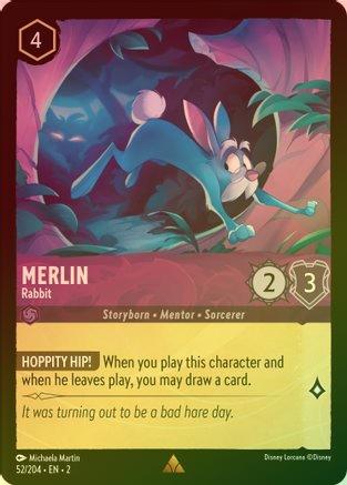 Merlin (Rabbit) - 52/204 - Rare (Foil)