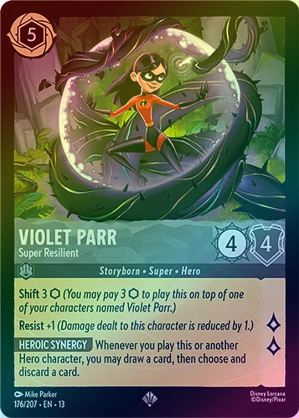 Violet Parr (Super Resilient) - 176/207 - Super Rare (Foil)
