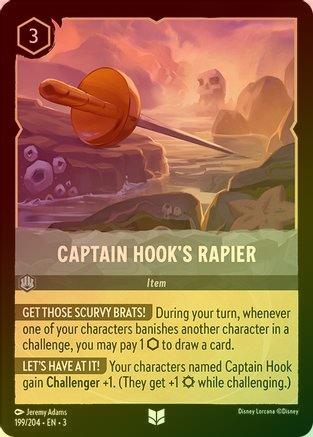 Captain Hook's Rapier - 199/204 - Uncommon (Foil)