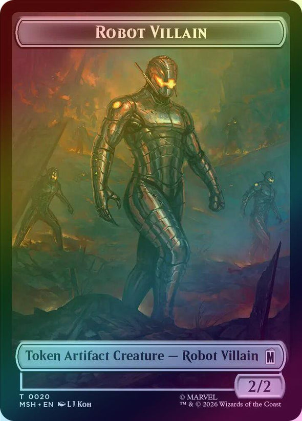 Hero // Robot Villain Token (Foil) (TMSH)