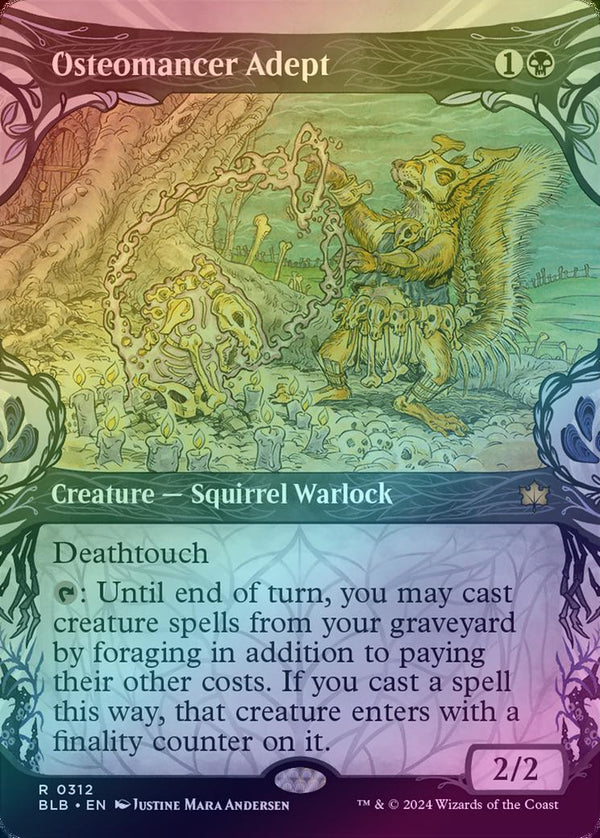 Osteomancer Adept - Woodland Showcase (Foil) (BLB)