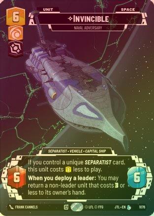 Invincible - Naval Adversary (Prestige) - 1076 - Legendary (Foil)