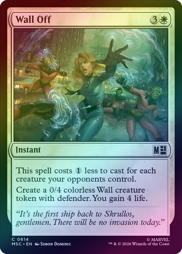 Wall Off (Foil) (MSC)