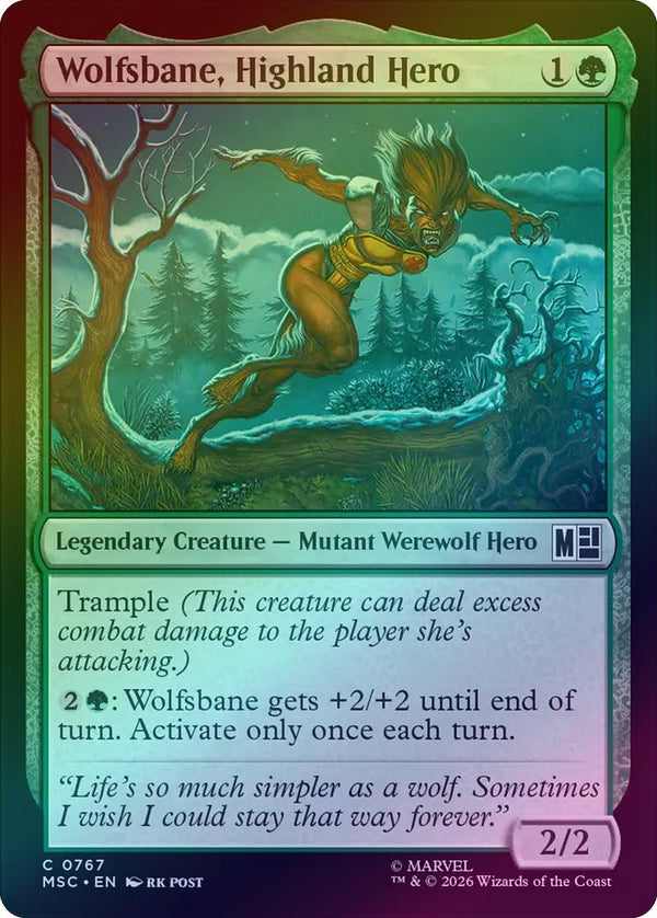 Wolfsbane, Highland Hero (Foil) (MSC)