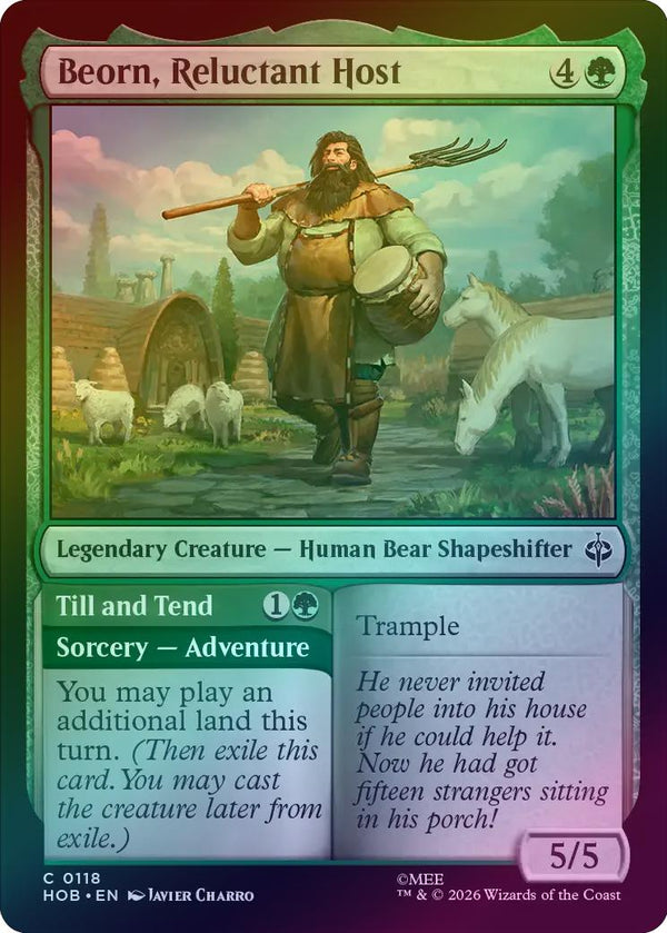 Beorn, Reluctant Host // Till and Tend (Foil) (HOB) (Pre-Order)