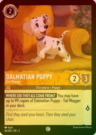 Dalmatian Puppy (Tail Wagger) - 4d/204 - Common (Foil)