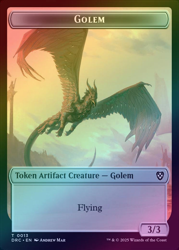 Construct // Golem (013) Token (Foil) (TDRC)
