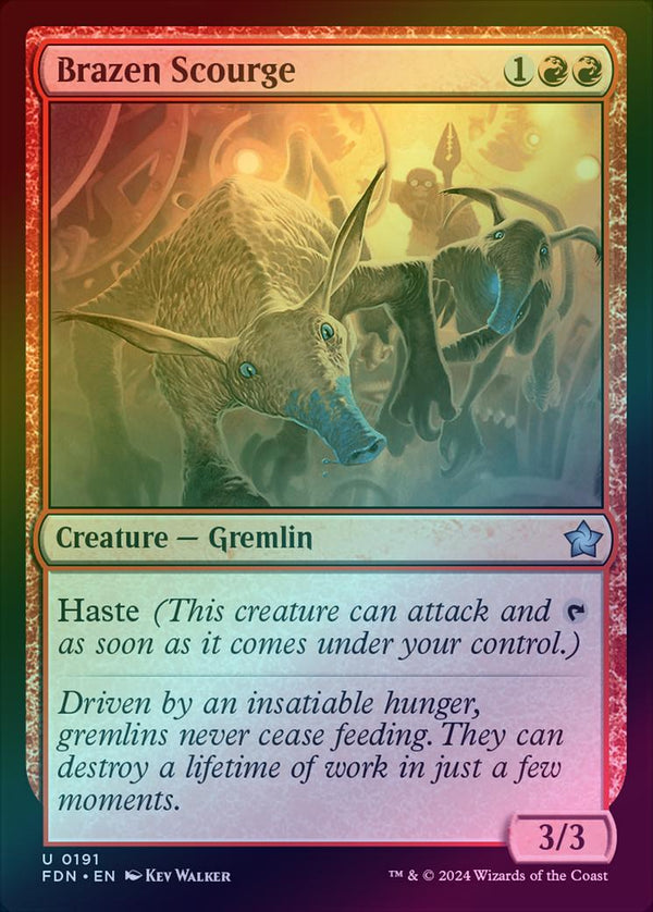 Brazen Scourge (Foil) (FDN)