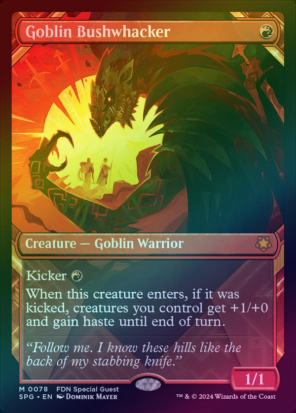 Goblin Bushwhacker - Showcase (Foil) (SPG)