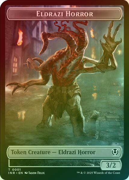 Eldrazi Horror // Human Soldier (003) Token (Foil) (TINR)