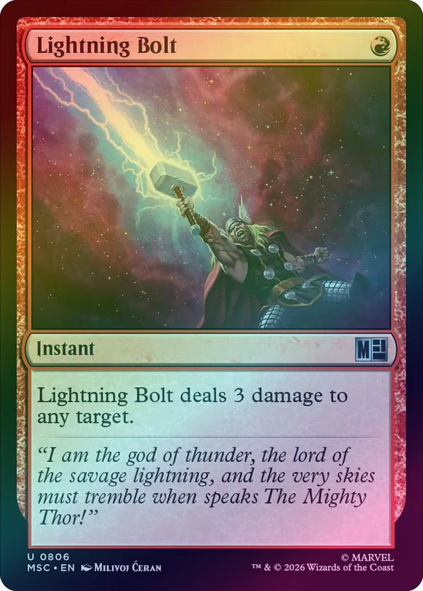 Lightning Bolt (Foil) (MSC)