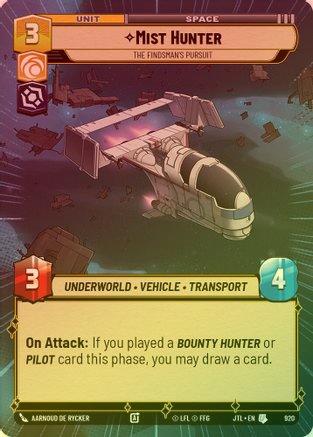 Mist Hunter - The Findsman's Pursuit (Hyperspace) - 920 - Uncommon (Foil)