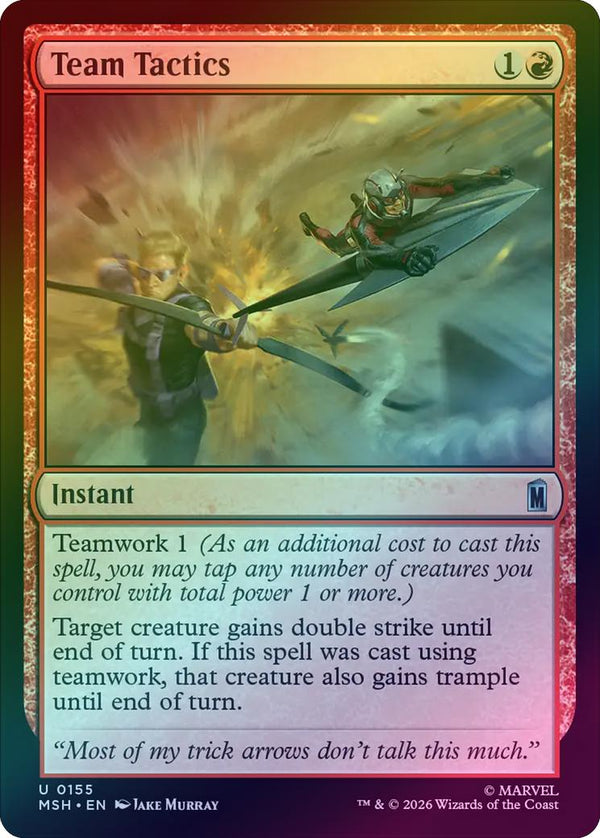 Team Tactics (Foil) (MSH) (Pre-Order)