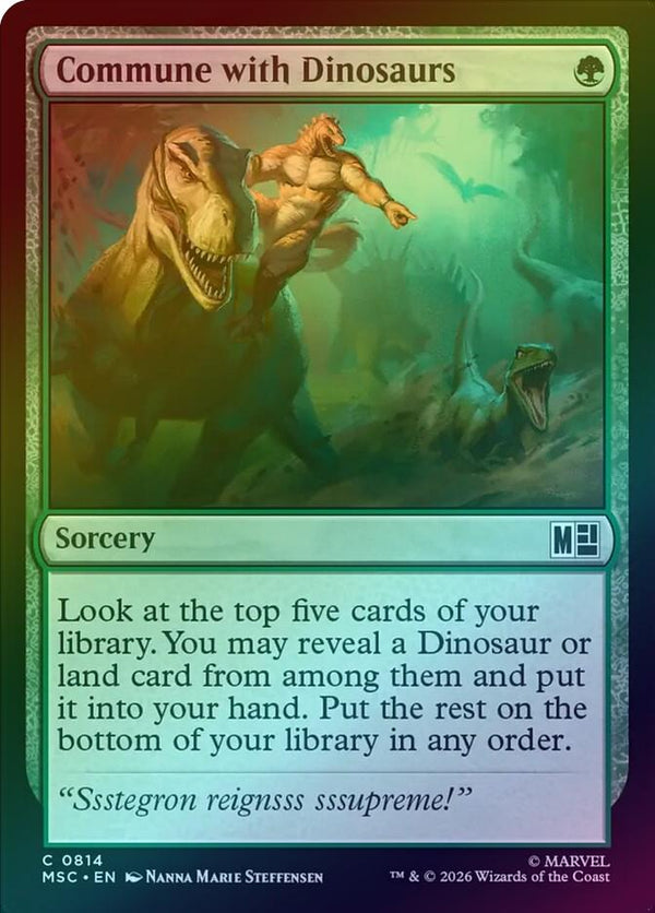 Commune with Dinosaurs (Foil) (MSC)