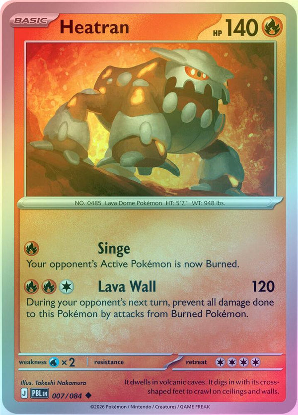Heatran - 007/084 - Uncommon - Reverse Holo