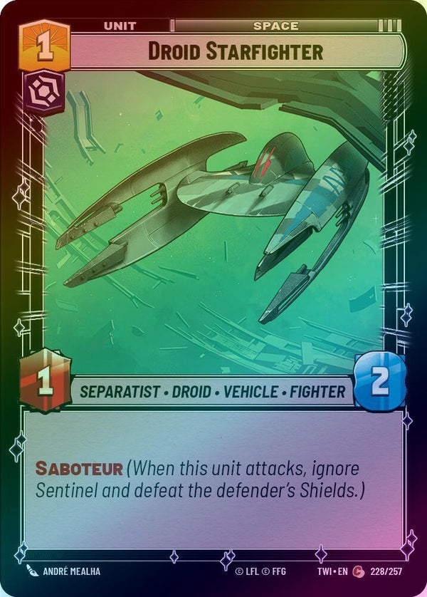 Droid Starfighter - 228/257 - Common (Foil)