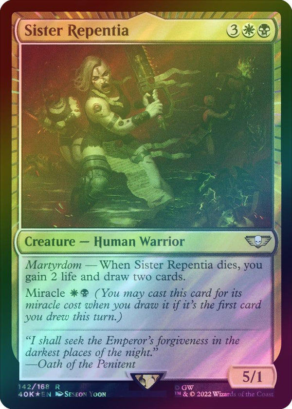 Sister Repentia (Surge Foil) (40K)