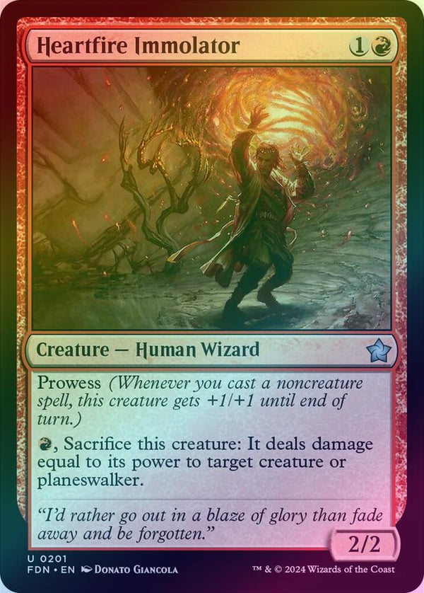 Heartfire Immolator (Foil) (FDN)