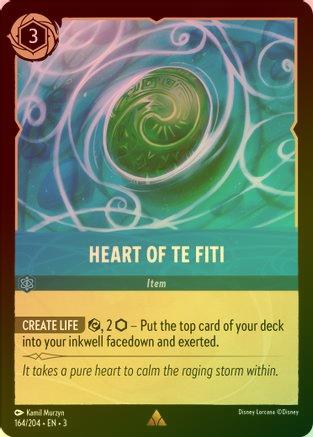 Heart of Te Fiti - 164//204 - Rare (Foil)