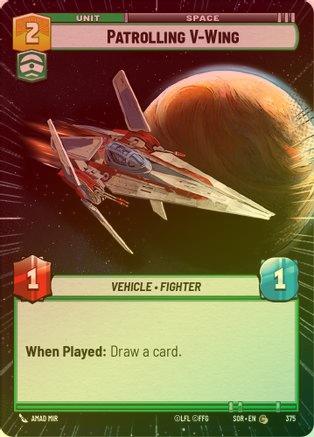 Patrolling V-Wing (Hyperspace) - 375 - Common (Foil)