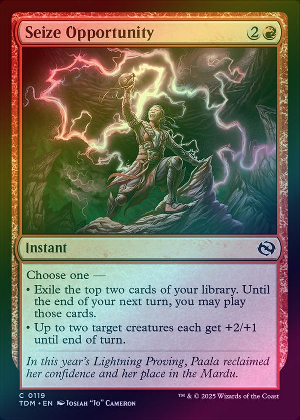 Seize Opportunity (Foil) (TDM)
