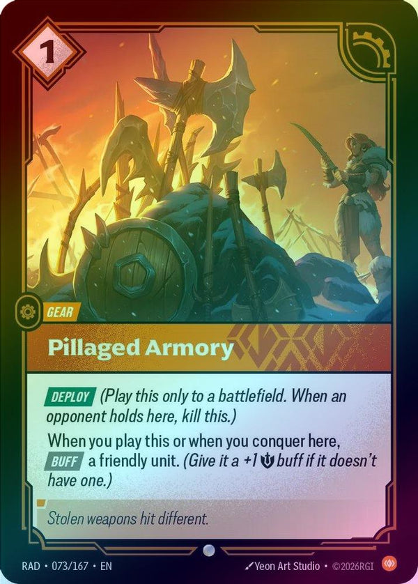 Pillaged Armory - 073/167 - Common (Foil)