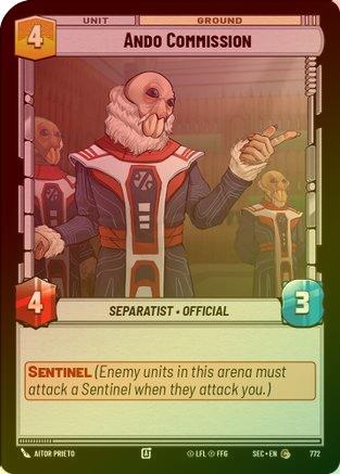Ando Commission (Foil) - 772 - Common (Foil)