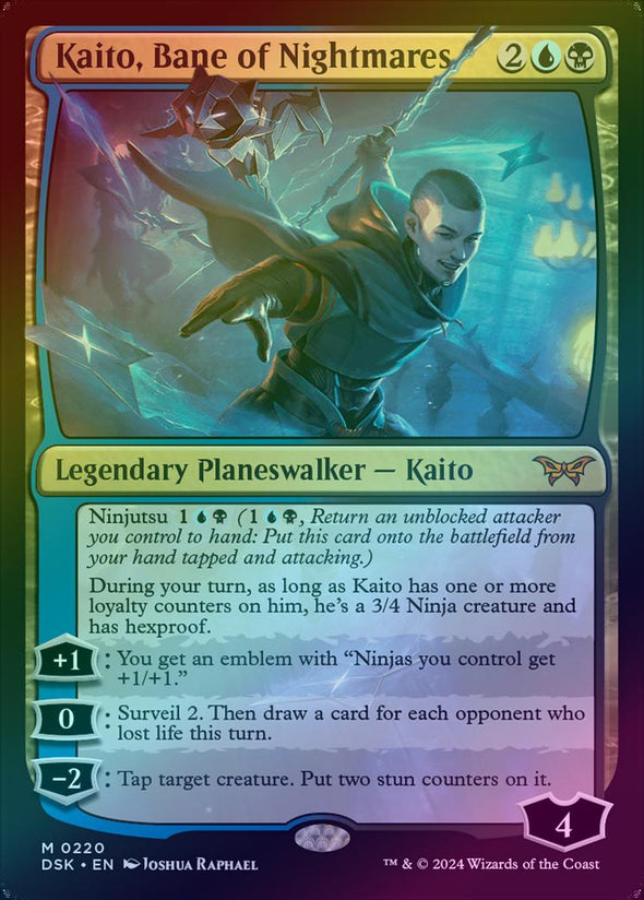 Kaito, Bane of Nightmares (Foil) (DSK)