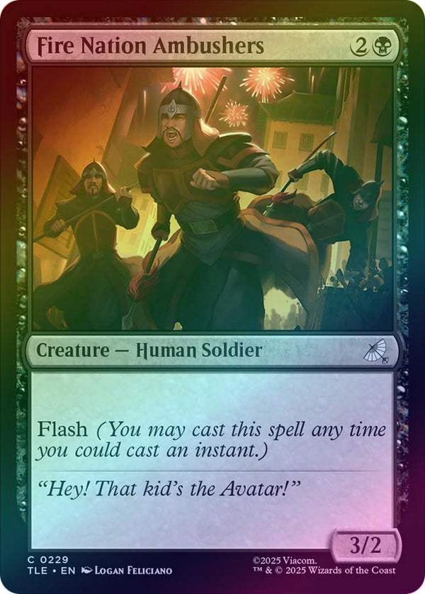 Fire Nation Ambushers (Foil) (TLE)